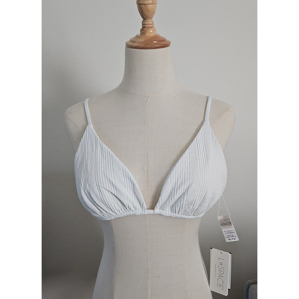 L*Space Rib Brittany Triangle Bikini Top M L XL